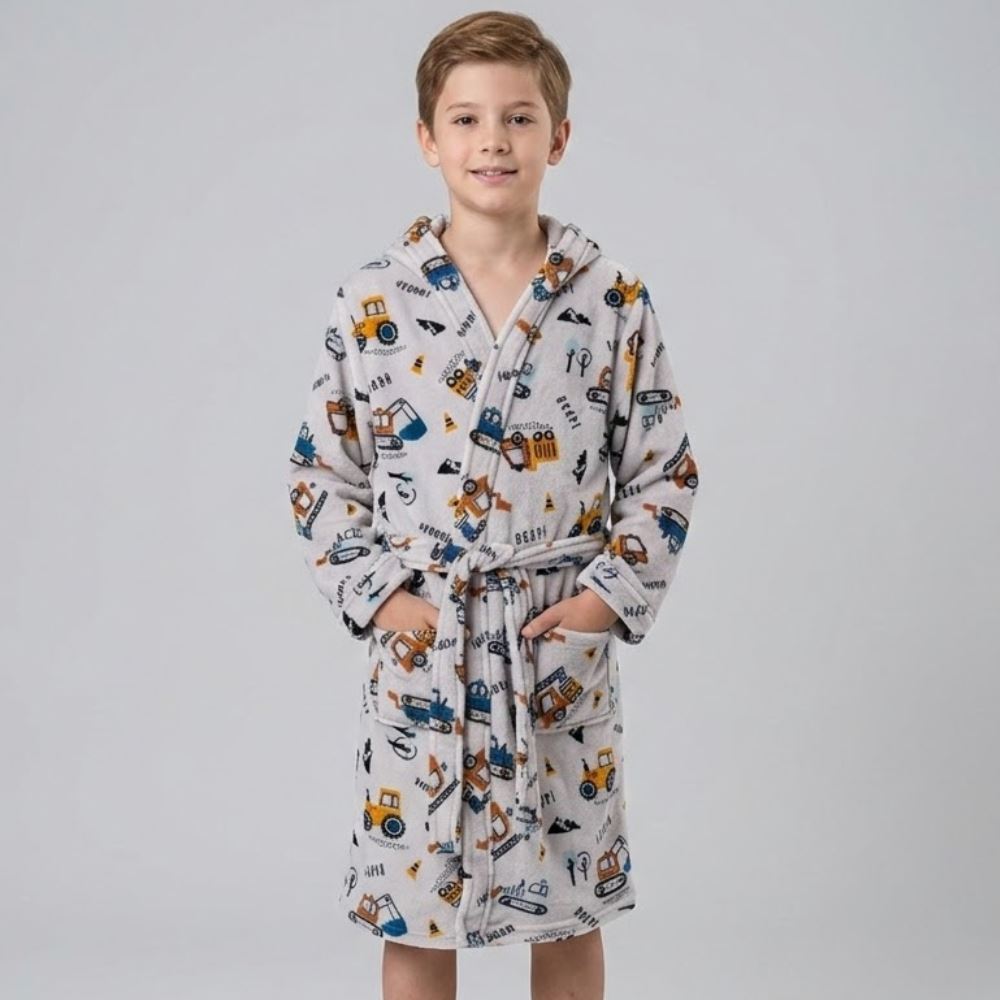 Roupão Infantil G Microfibra Lumini Havan Kids - Máquinas