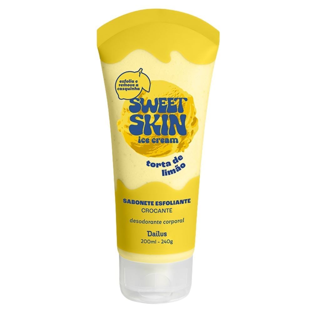 Sabonete Esfoliante Dailus Sweet Skin 200Ml - Torta de Limao