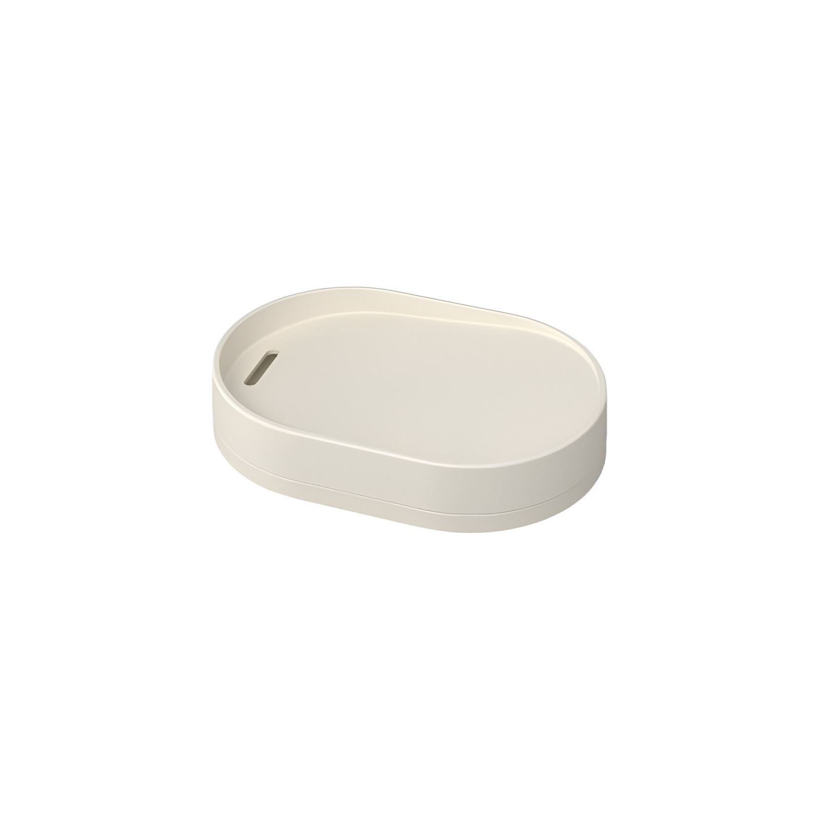 Saboneteira Serene Coza 11Cm - Cinza Claro