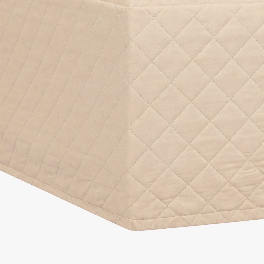 Saia Box Queen Matelada Veste Fácil Havan Casa - Areia