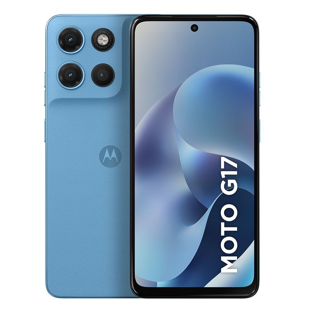 Celular Smartphone Motorola Moto G17 4G 256Gb 4Gb - Azul