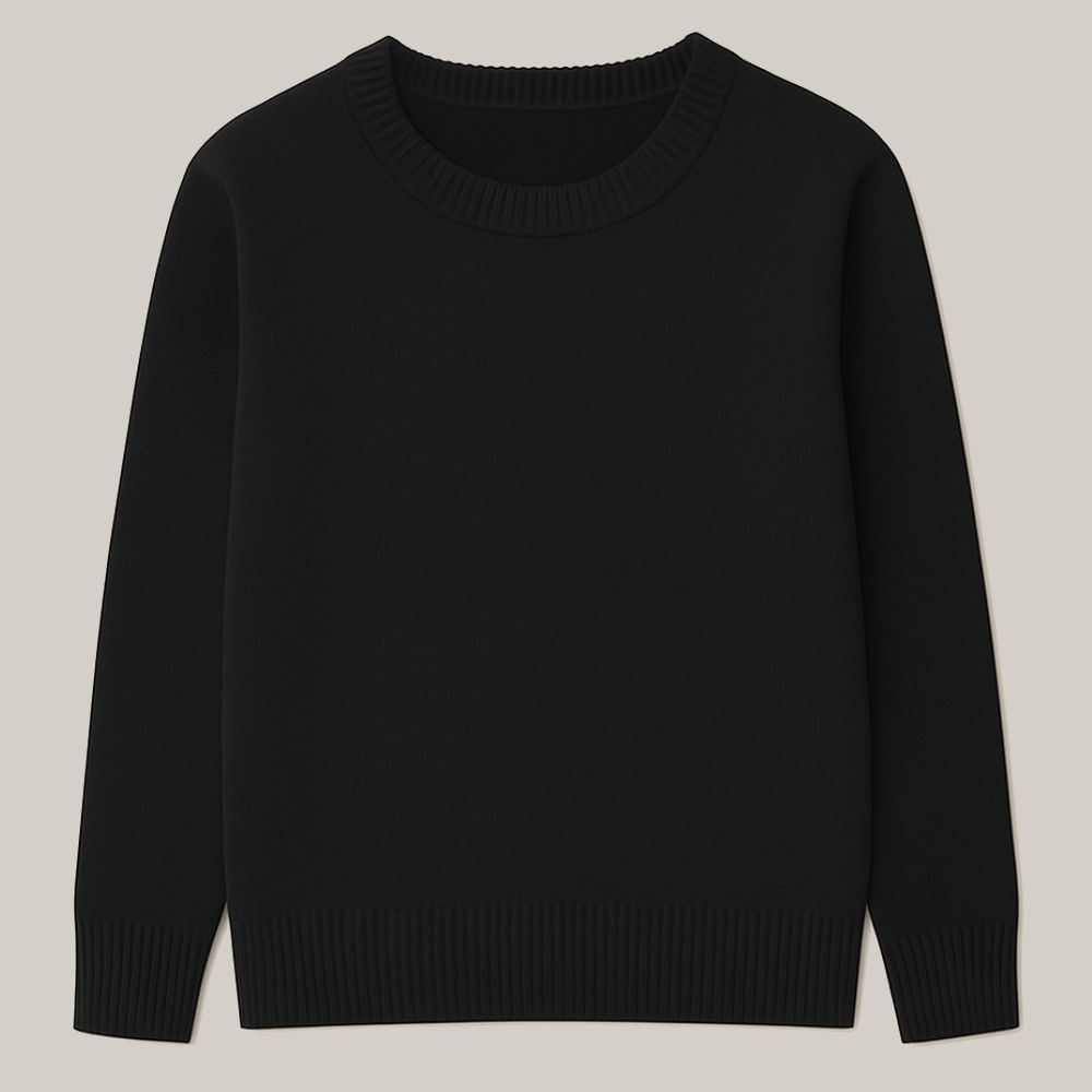 Suéter Infantil Menino De Tricot 12 a 16 Anos Hot Dog Preto
