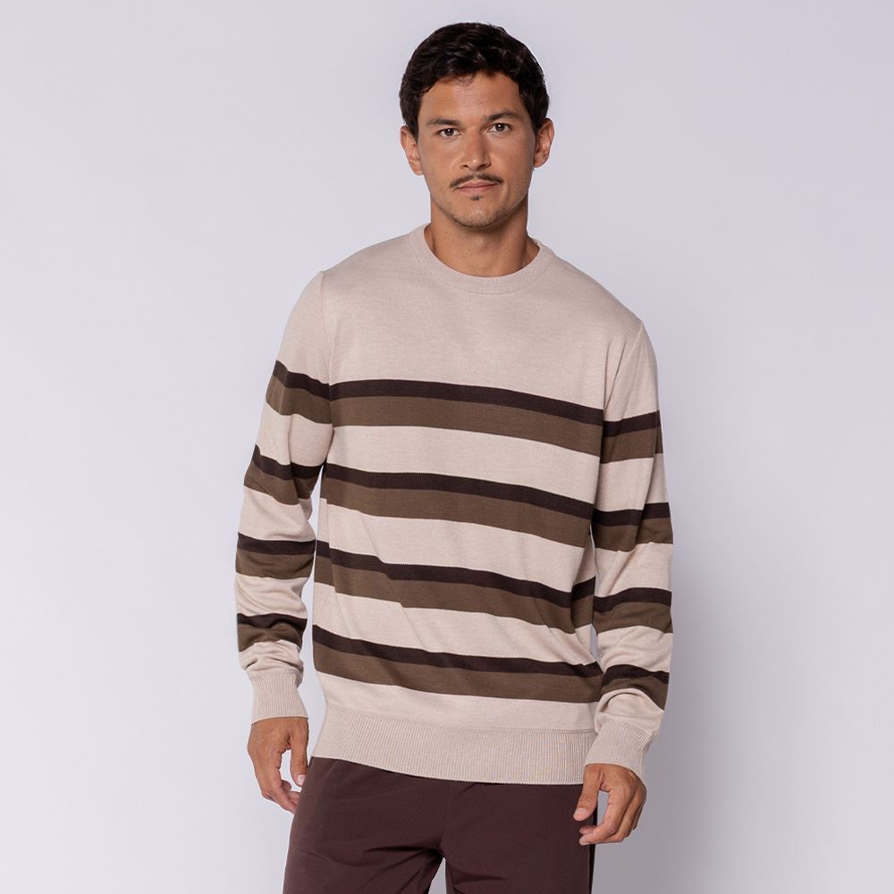 Suéter Masculino Em Tricot Thing Listrado 3
