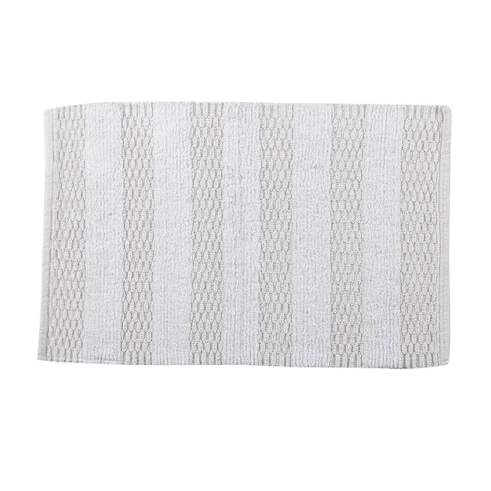 Tapete Para Banheiro 50X80 Allure Cm Havan Casa - Branco Neve