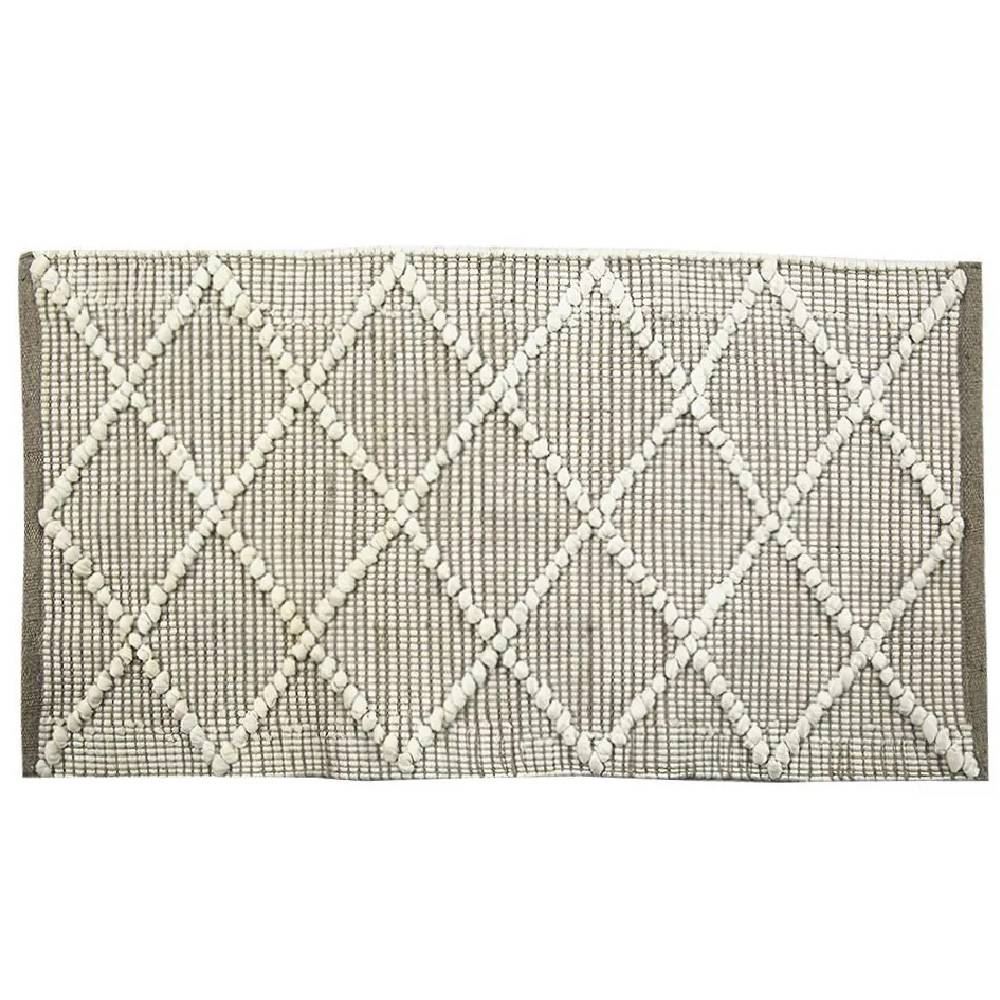 Tapete para Quarto e Sala 50X80 cm Angra Havan Casa - Bege Natural