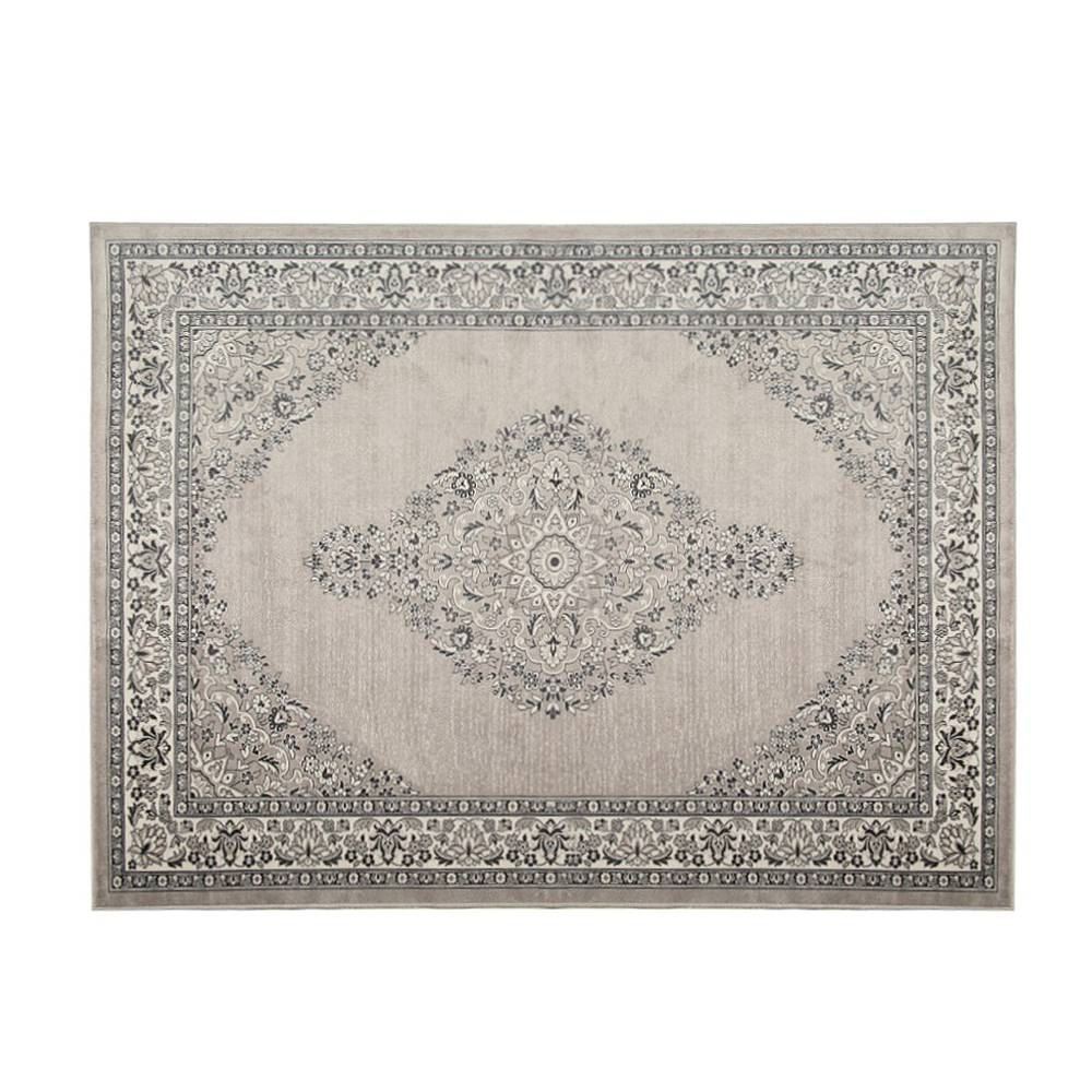 Tapete Para Quarto E Sala 1,40X2,00 M Belga Havan Casa - Moldura Cinza