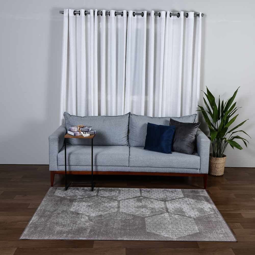 Tapete Para Quarto E Sala 1,40X2,00 M Belga Havan Casa - Marrom Geo
