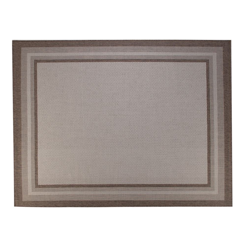 Tapete para Quarto e Sala 2,00X2,50 m Cancun Sisal Havan Casa - Bordas Marrom