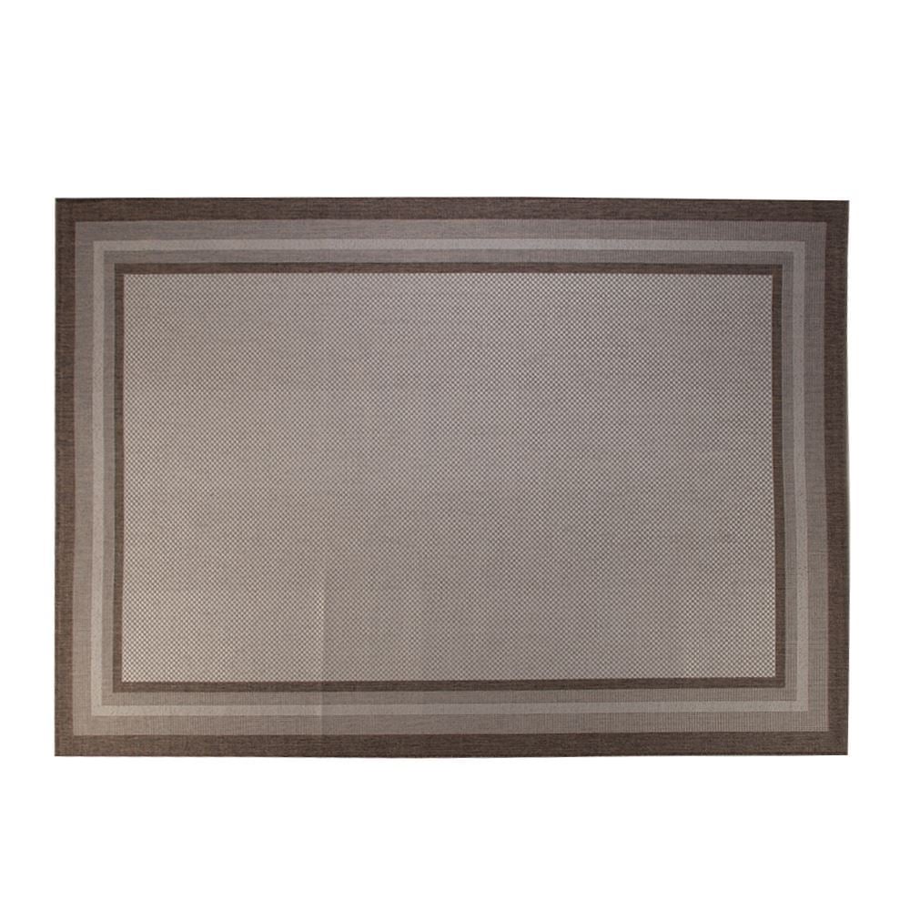 Tapete para Quarto e Sala Cancun 2,00X3,00 m Sisal Havan Casa - Bordas Marrom