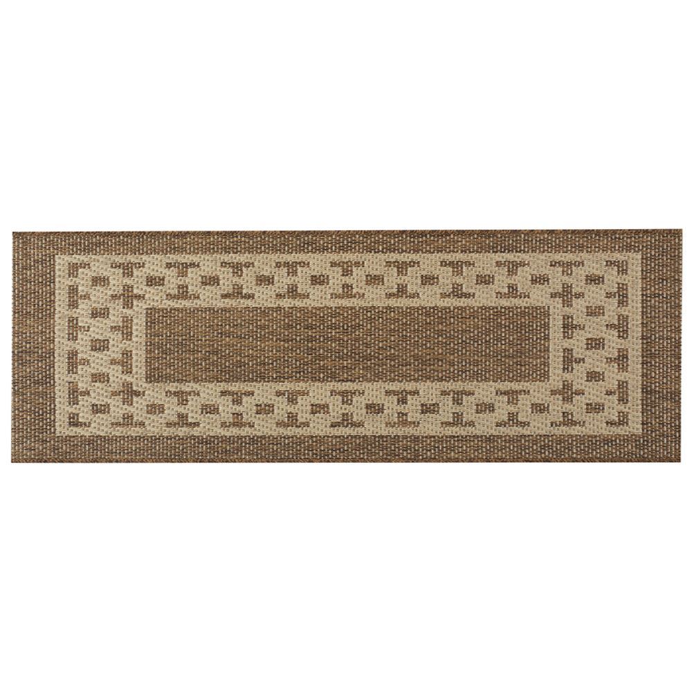 Tapete Cancun 50X1,20M Sisal Havan Casa - Grega Marrom