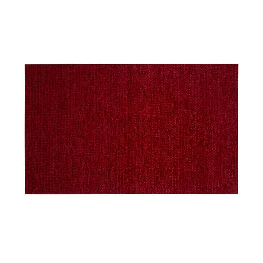 Tapete para Quarto e Sala Chenille 55X85 cm Havan Casa - Vermelho