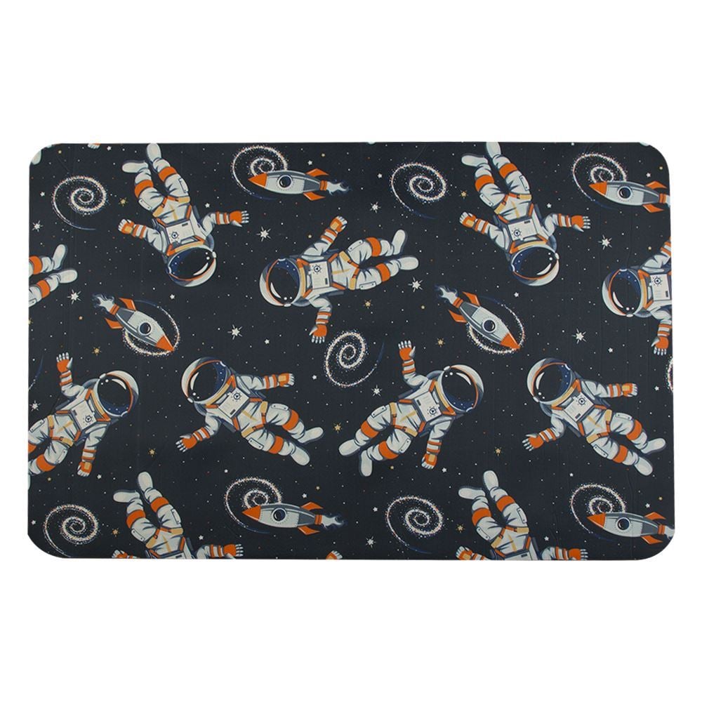 Tapete Infantil Estampado 80Cmx1,20 m Havan Casa - Azul Espacial