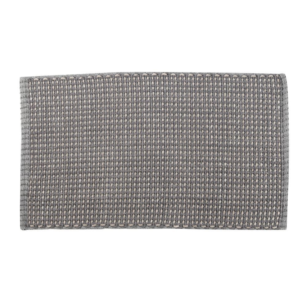 Tapete para Banheiro 50X80 cm Florença Havan Casa - Cinza