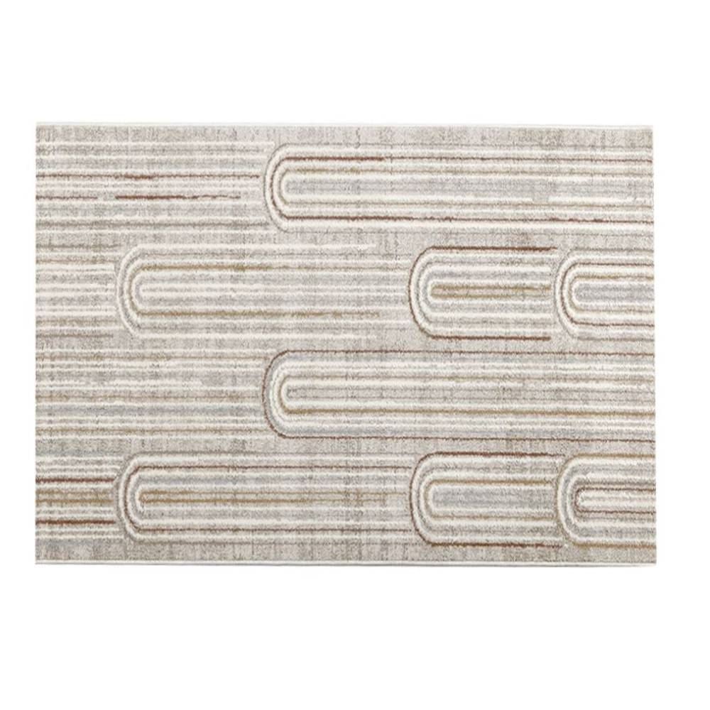 Tapete para Quarto e Sala 1,40X2,00 m Atenas Havan Casa - Bege E Azul