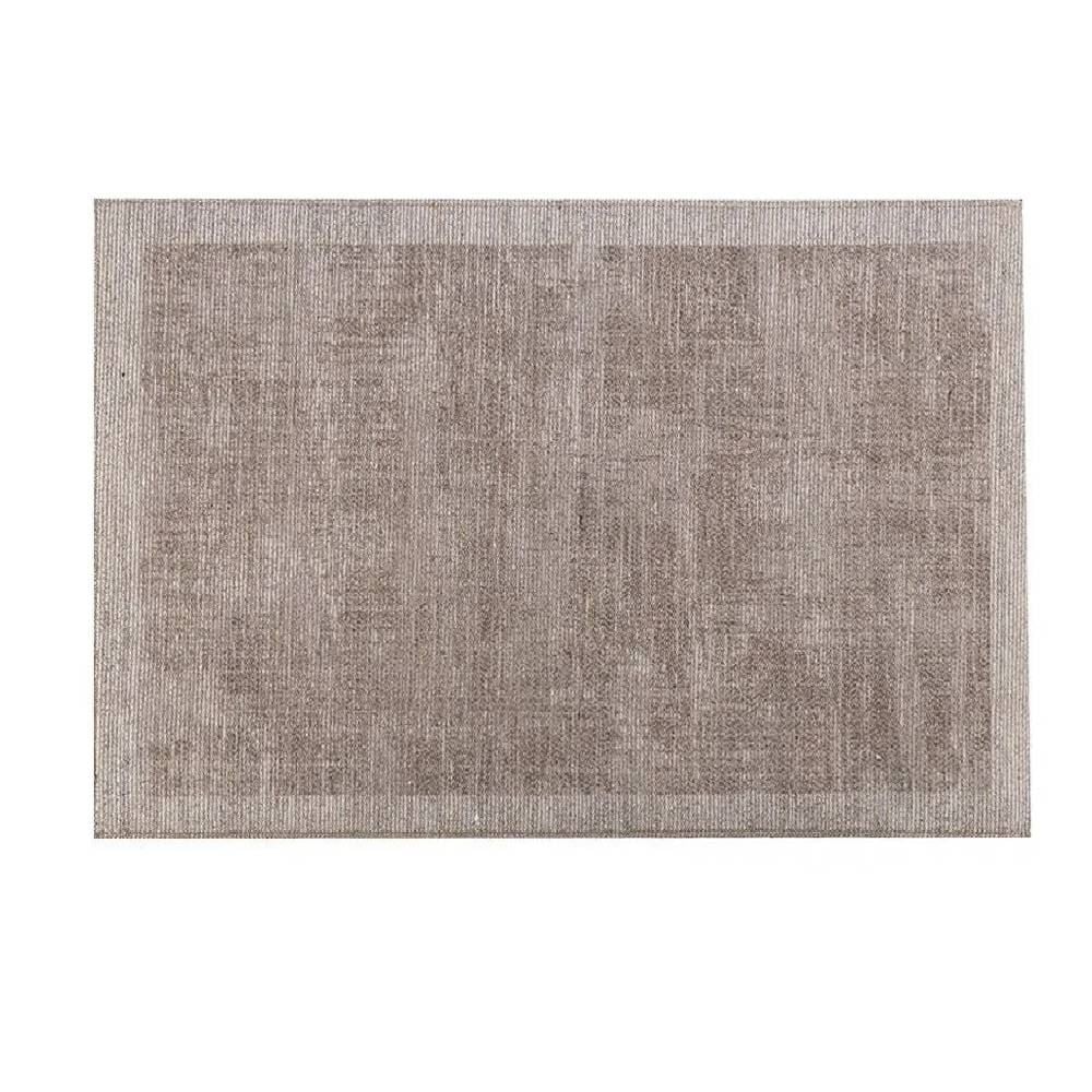 Tapete Para Quarto E Sala 1,40X2,00 M Cairo Havan Casa - Moldura Bege E Marrom