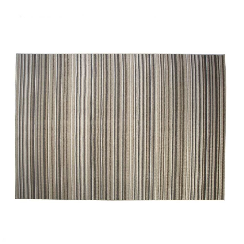 Tapete para Quarto e Sala 1,40X2,00 m Kyoto Havan Casa - Creme E Cinza