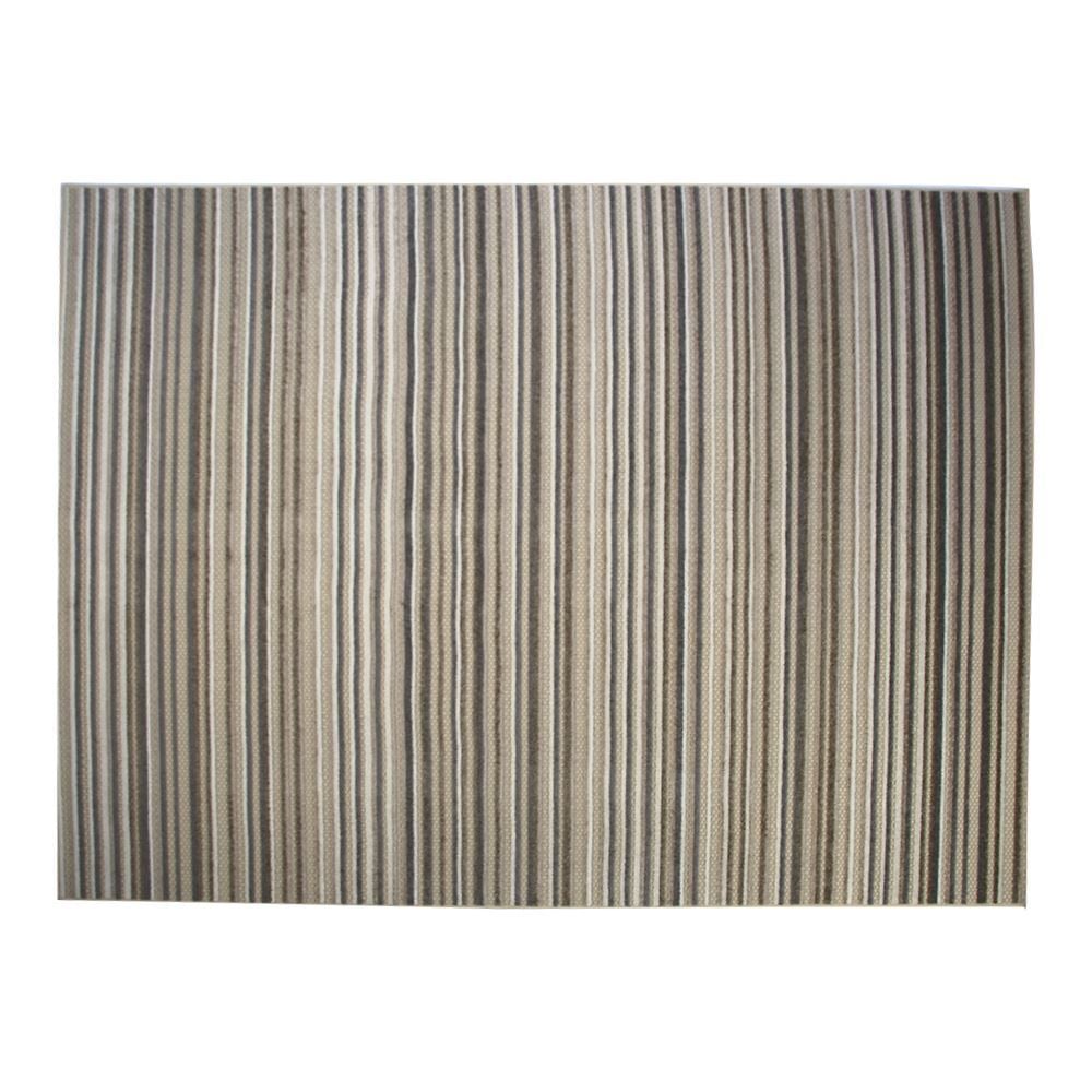 Tapete para Quarto e Sala 2,00X2,50 m Kyoto Havan Casa - Creme E Cinza