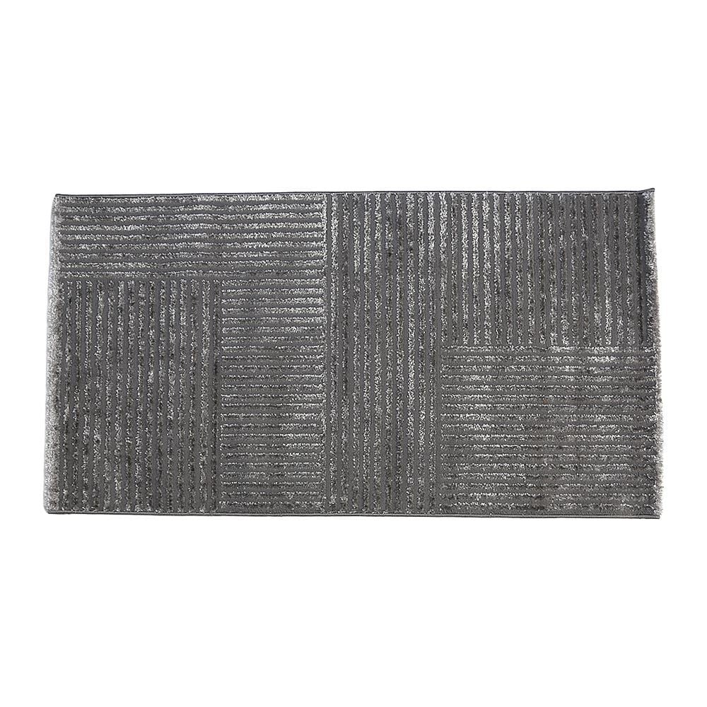 Tapete para Quarto e Sala 80Cmx1,50 m Dubai Havan Casa - Cinza Linhas