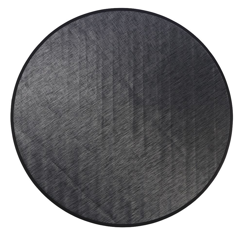 Tapete Para Quarto E Sala 2,00X2,00 M Titanium Redondo Havan Casa - Preto