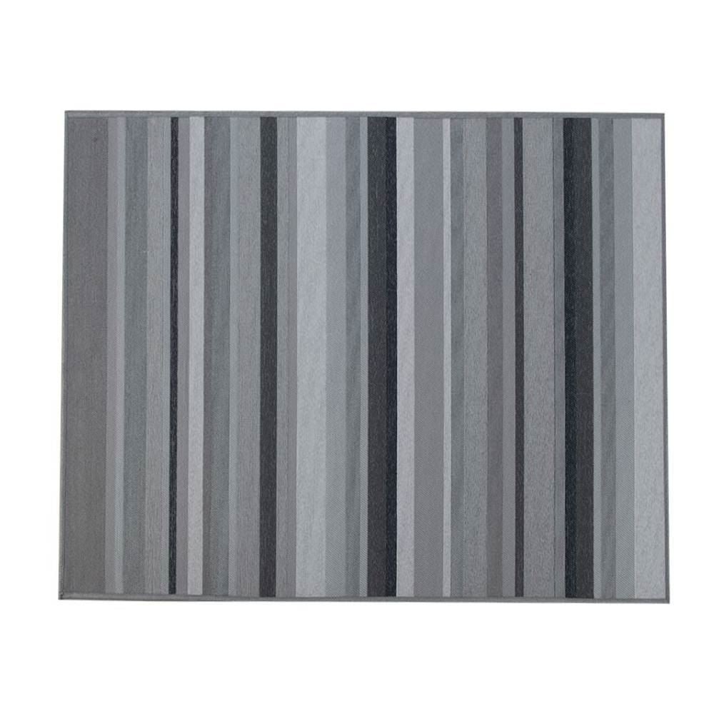 Tapete para Quarto Ou Sala 2,00X2,50 m Siena Havan Casa - Grafite 52 Faixas