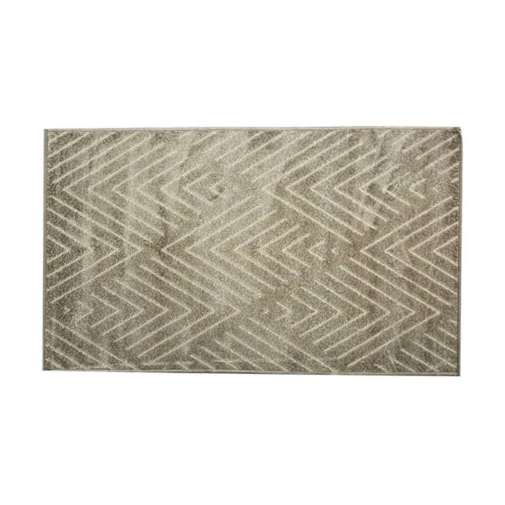 Tapete para Quarto e Sala 60Cmx1,00 m Faro Havan Casa - Escamas Cinza E Bege
