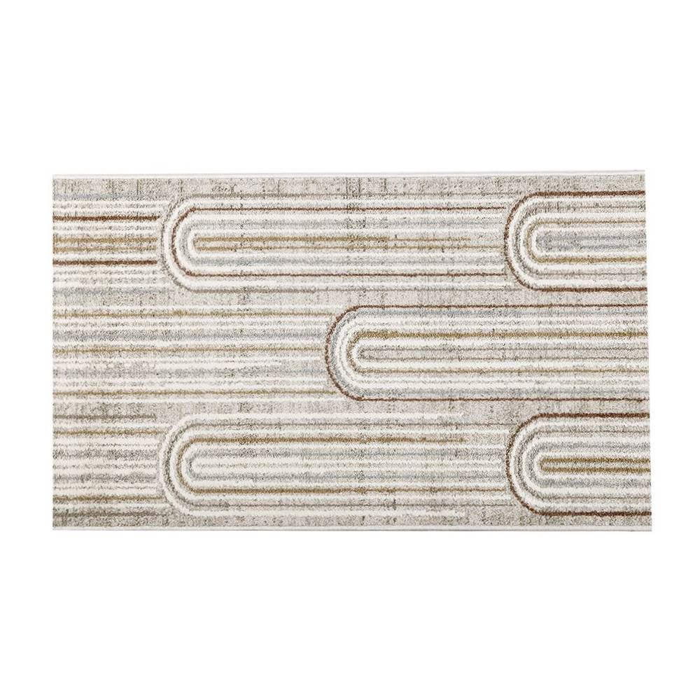 Tapete para Quarto Ou Sala Atenas 60Cmx1,00M Havan Casa - Bege E Azul