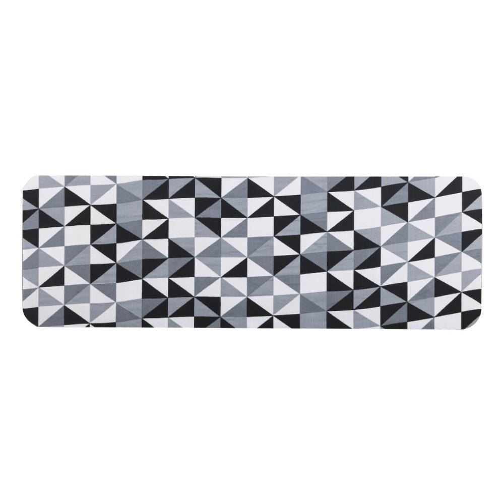 Tapete Para Quarto Ou Sala Tecil 40X120 Cm Havan Casa - Geométrico Preto