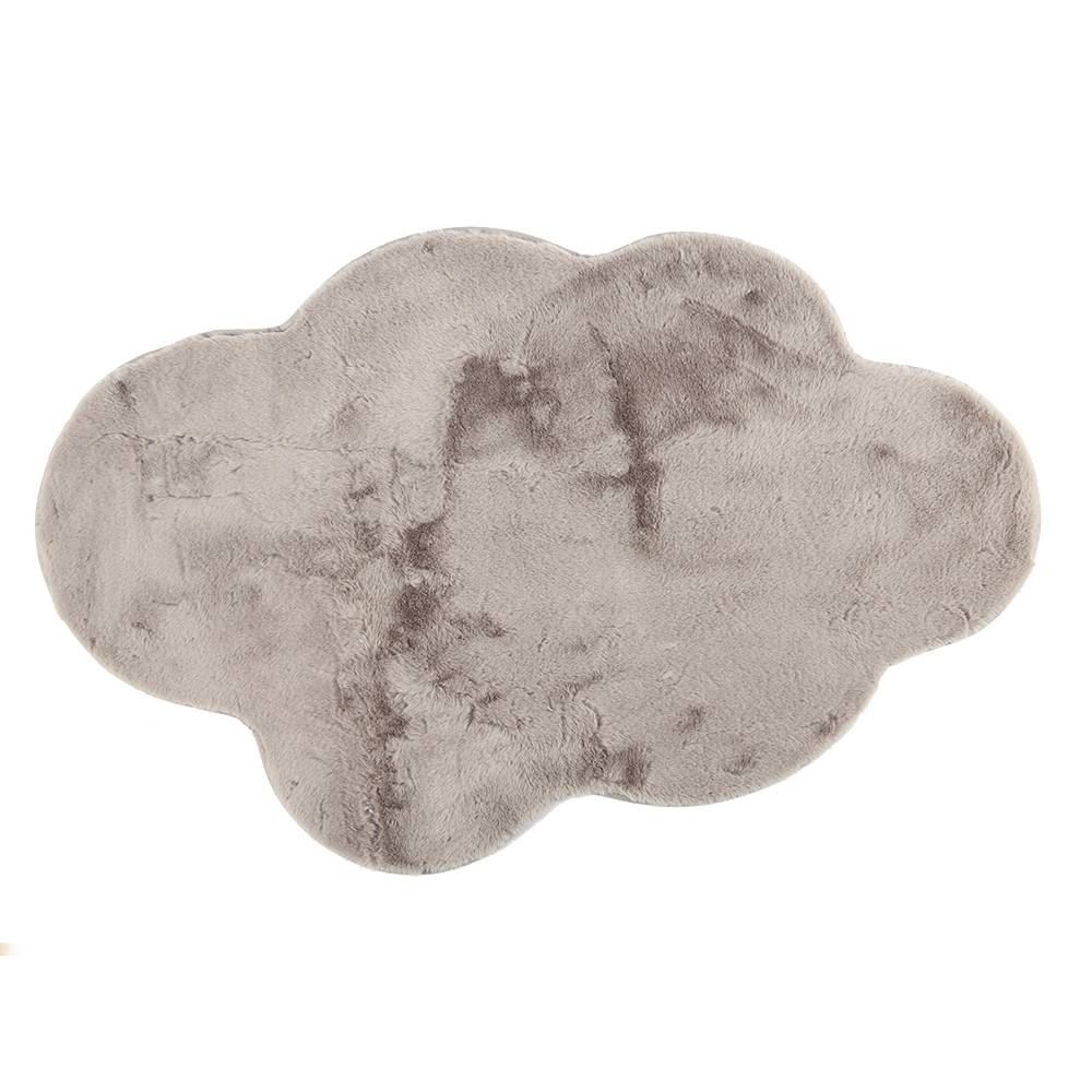 Tapete Para Sala E Quarto Teddy 70X110 Cm Havan Casa - Nuvem Cinza Ice