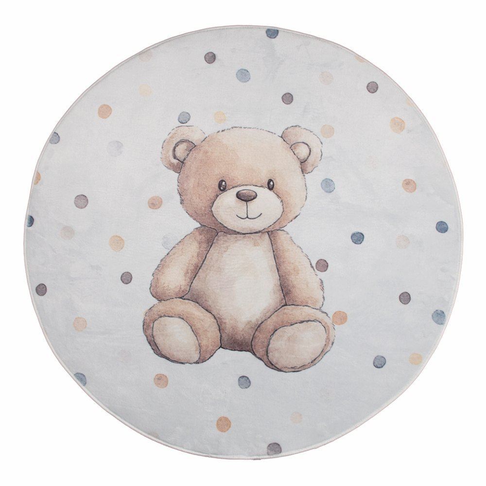 Tapete Soft 100 X 100Cm Havan Casa - Bege Urso