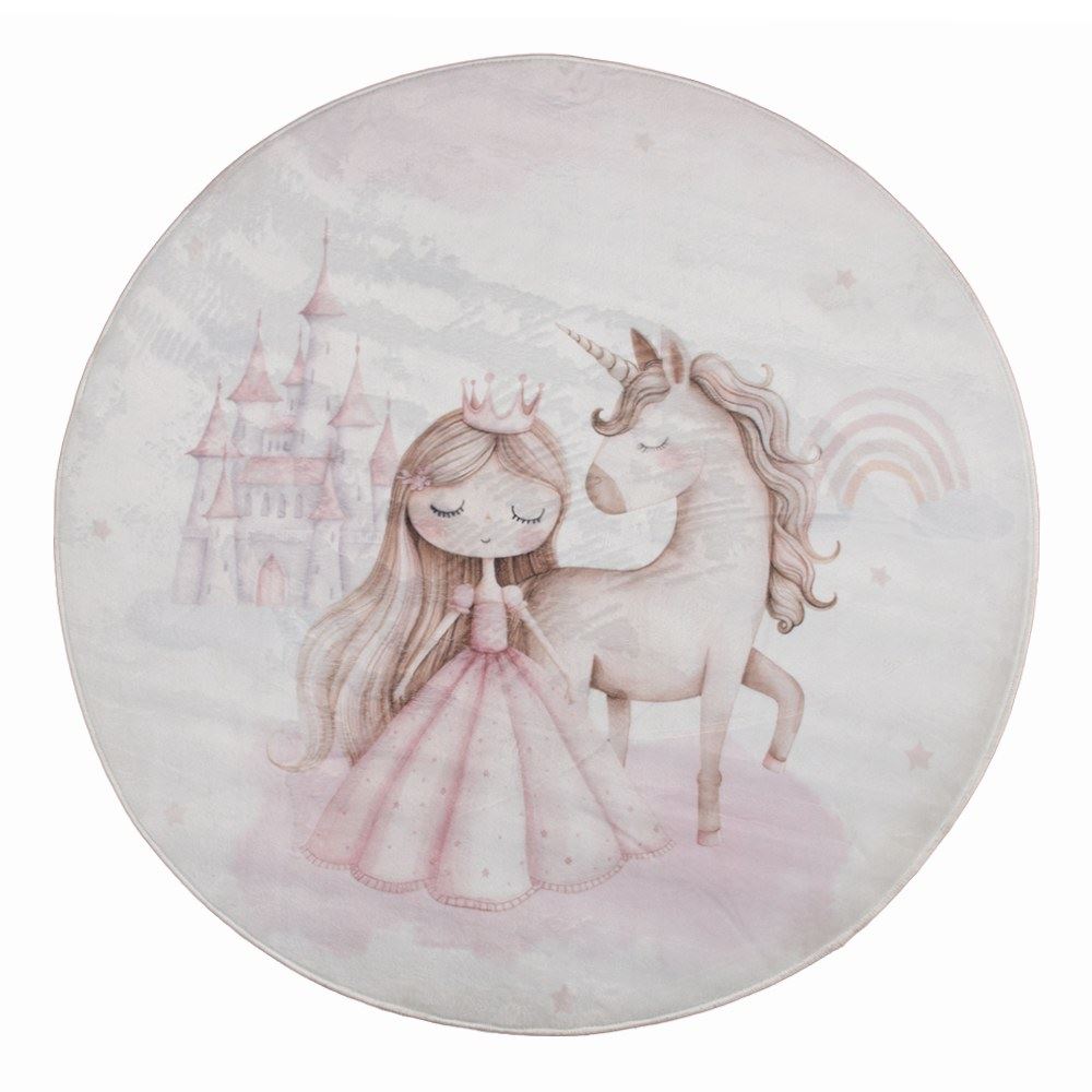 Tapete Soft 100 X 100Cm Havan Casa - Rosa Princesa