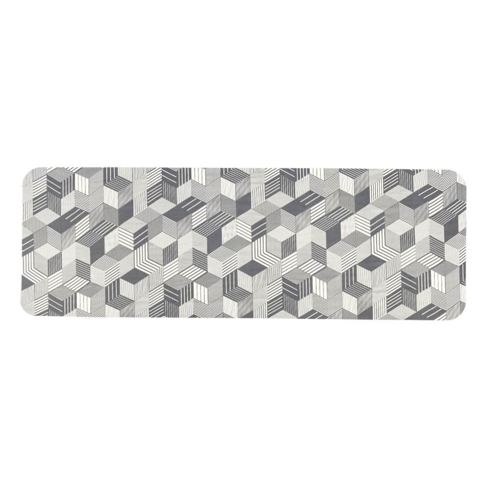 Tapete Para Quarto Ou Sala Tecil 40X120 Cm Havan Casa - 3D Cinza