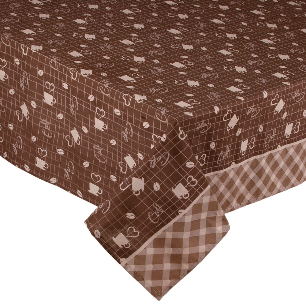 Toalha de Mesa 1,40M X 1,40M Havan Casa by Lepper - Café 