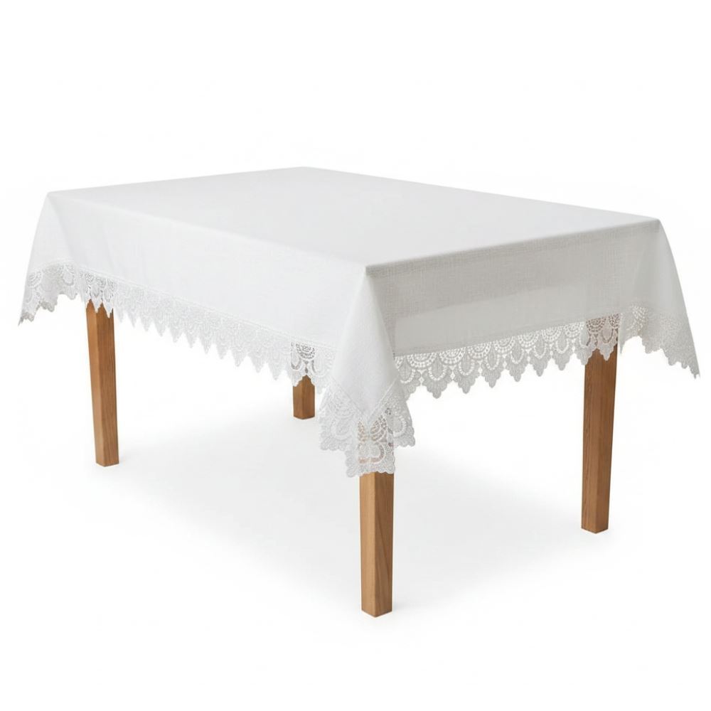 Toalha de Mesa 1,60M  X 2,50M Renda Guipir Havan Casa - Paris