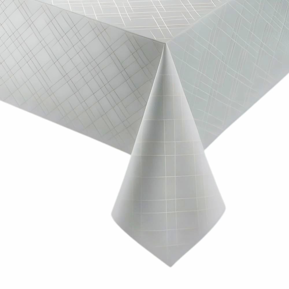 Toalha de Mesa 1,40 X 1,40 m Requinte Döhler - Prata