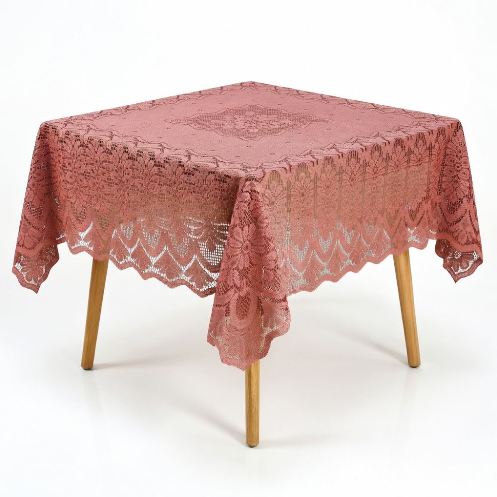 Toalha de Mesa Arabesco 1,60M X 1,60M Havan Casa - Rose