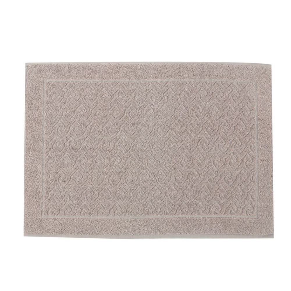 Toalha de Piso para Banheiro 45X68cm Spazio Havan Casa - Prata