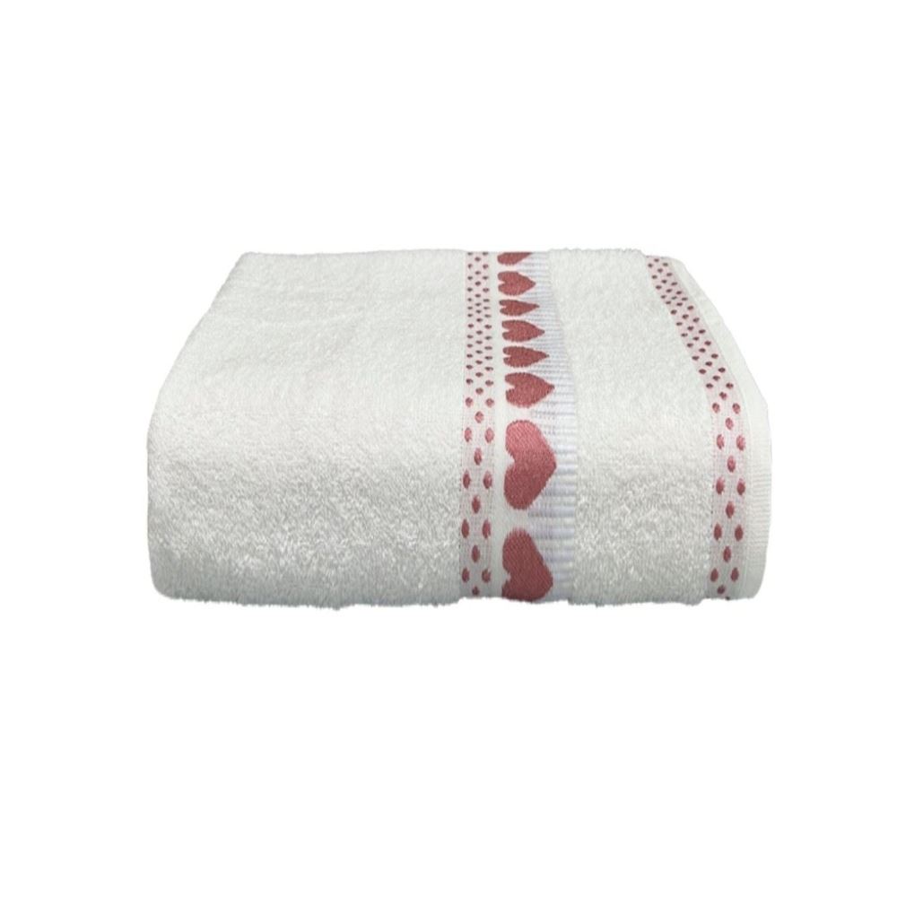 Toalha de Rosto 100% Algodão Jolie Havan Casa - Branco