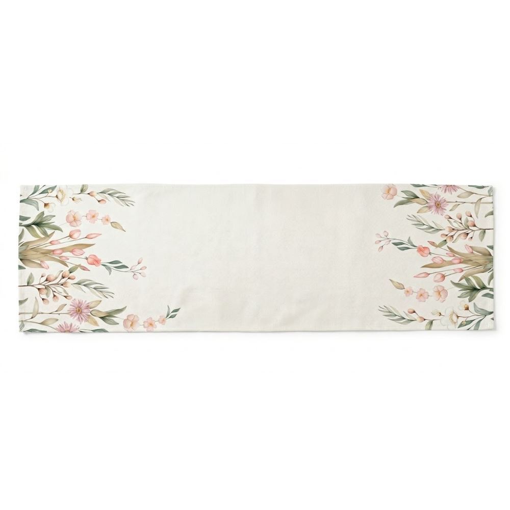 Trilho de Mesa 45 X 1,20 m Clean Renova Döhler - Flores Salmão