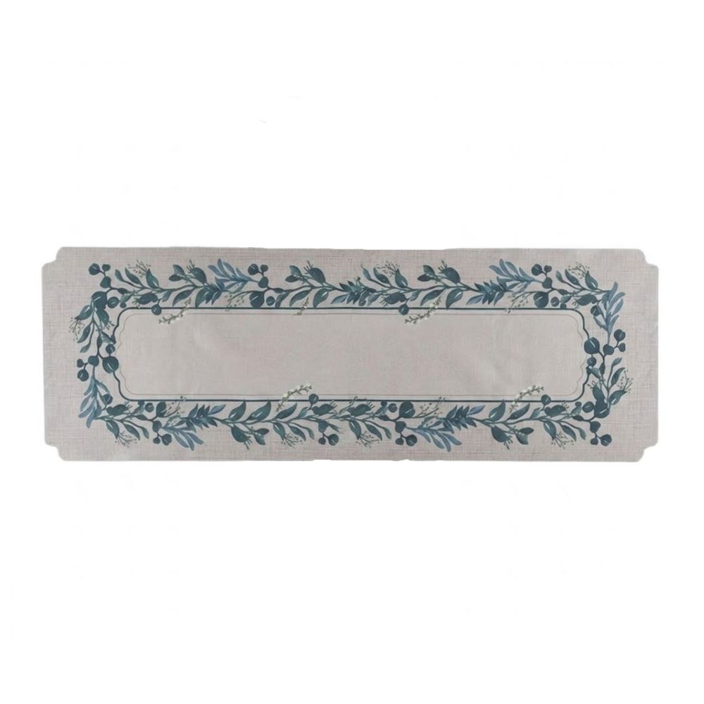 Trilho de Mesa Viena 40X120 cm Havan Casa - Ervas Verdes