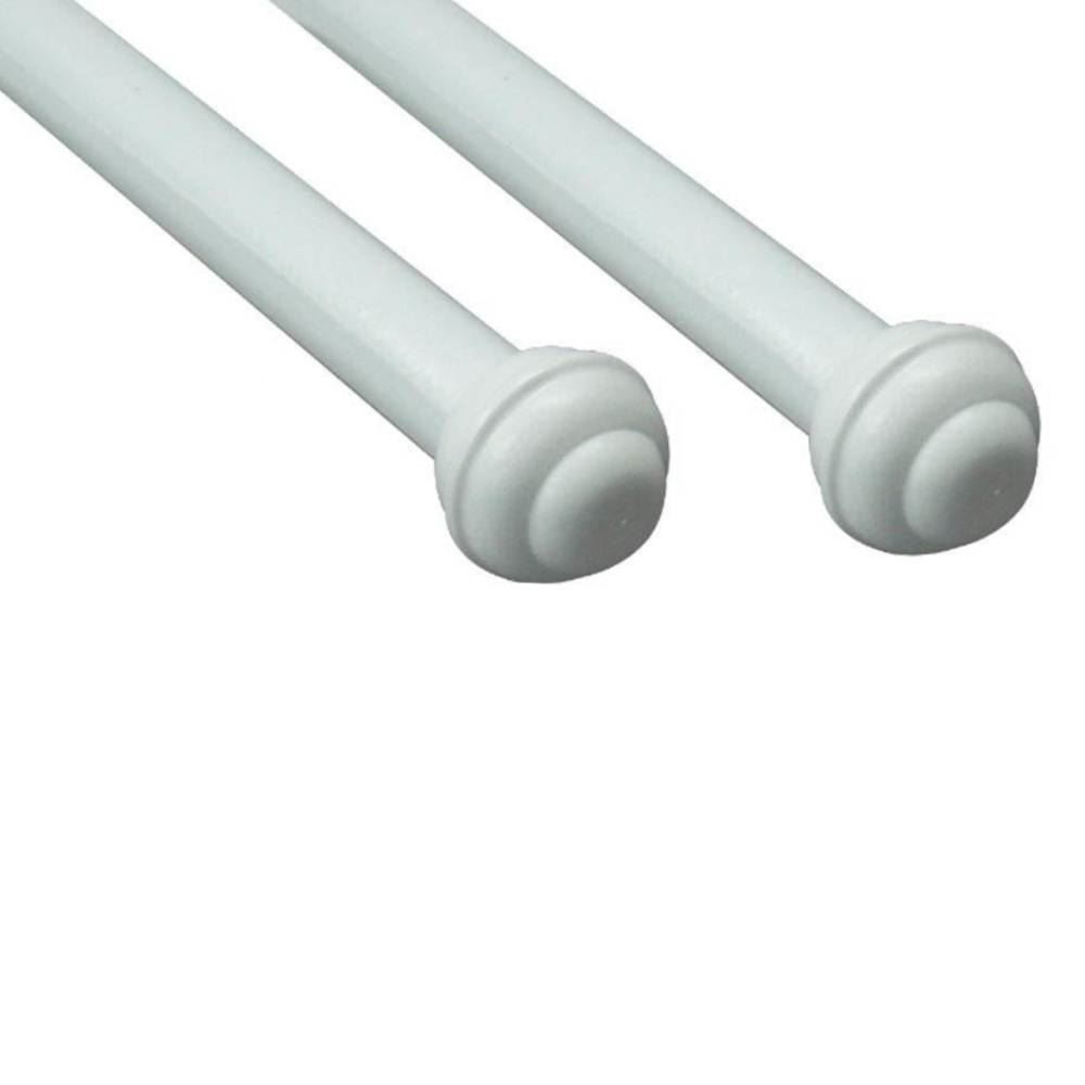 Varão de Cortina Grosso Duplo 2,50 m Fosco Havan Casa - Branco Fosco